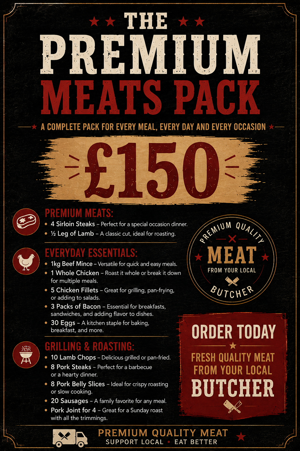 The Premium Meat pack