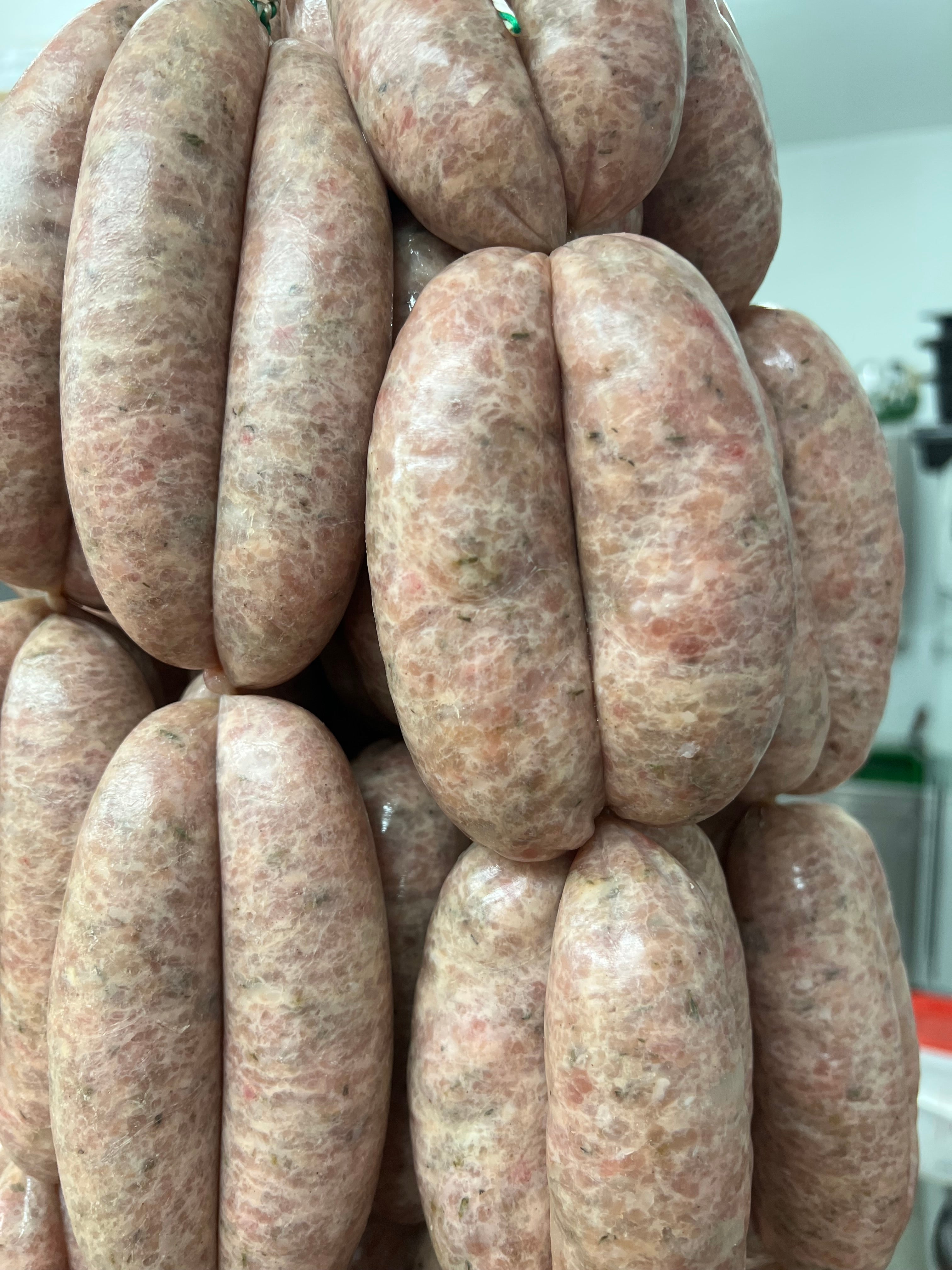 LOW FAT Chicken Thyme & Onion sausages 6 per pack