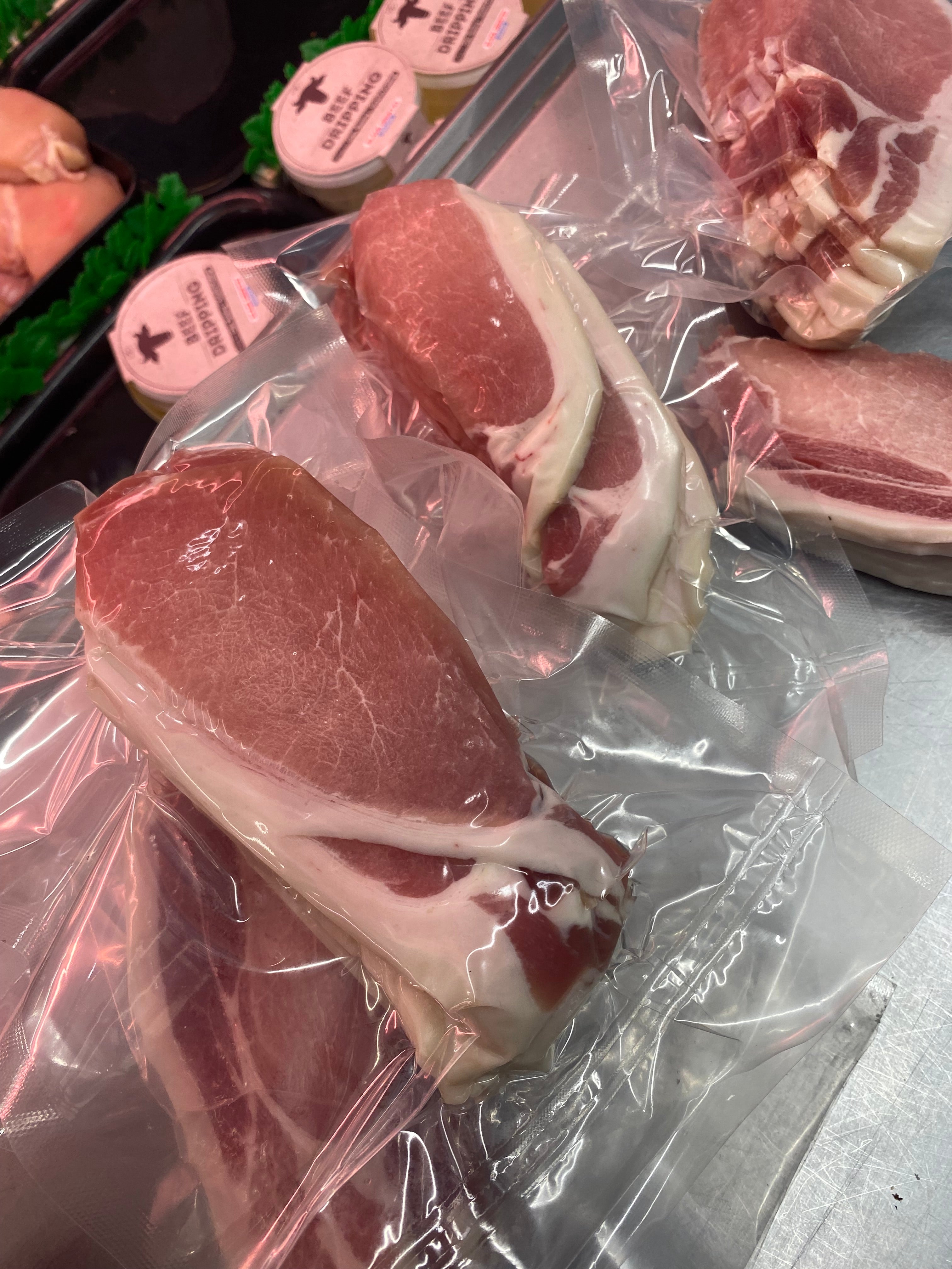 Dry cure BLACK TREACLE bacon 400g
